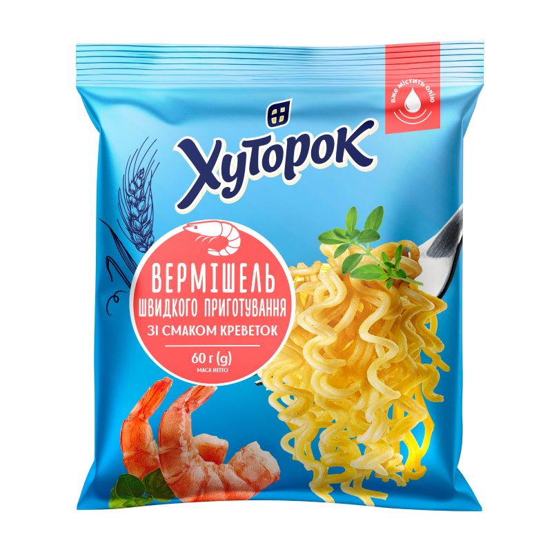 вермішель з креветкою